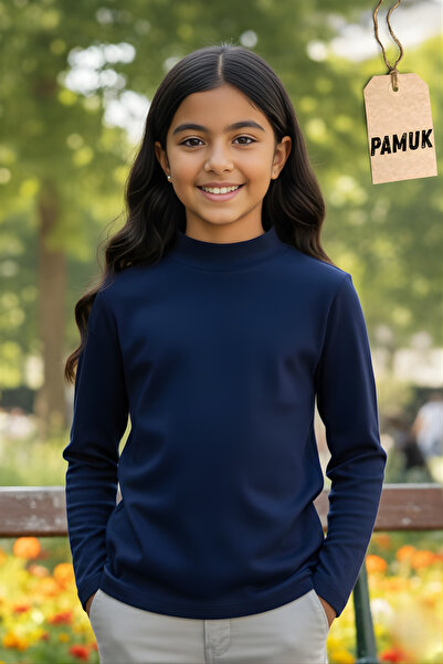 Dolce Destino Half Fisherman Bodysuit – Unisex Cotton Navy Blue Half-Throat B...