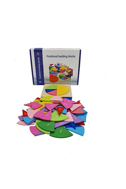 decotoys Joc tangram lemn fractii