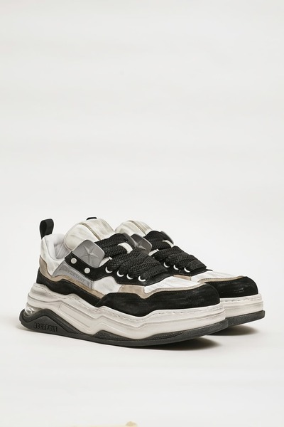 Faruk balkanas حذاء رياضي من طراز تايلور مصنوع من الجلد الأصلي المستورد