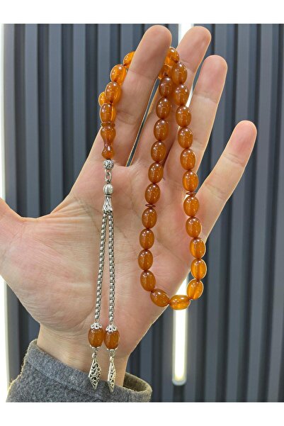 AHMET SİLVER Orjinal Zar Kehribar