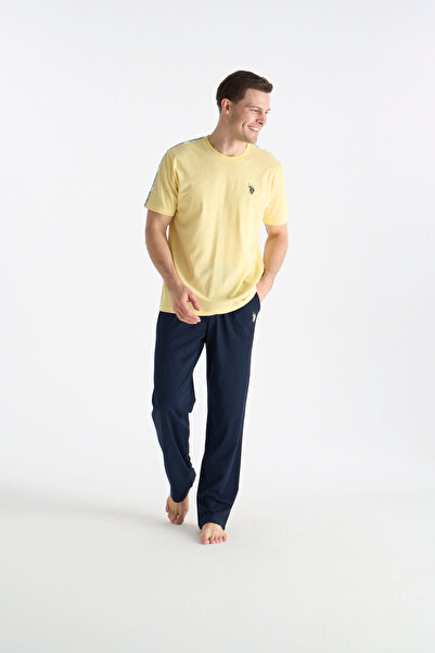 U.S. Polo Assn. 26Y Men's Yellow Pajama Set