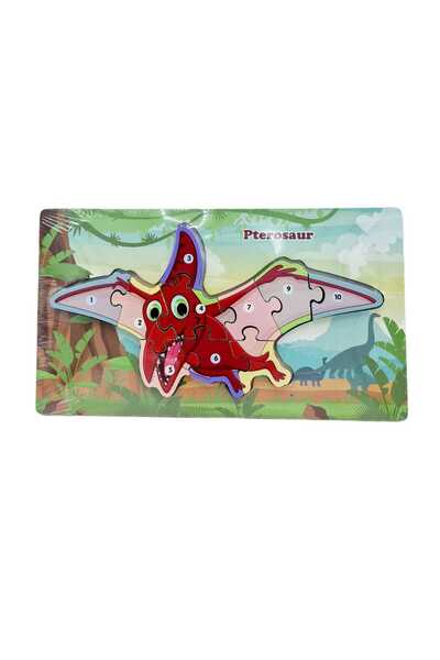 decotoys Puzzle lemn dino