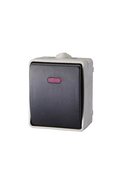 Gao Διακόπτης AQUATOP με φως κατεύθυνσης IP54 γκρι