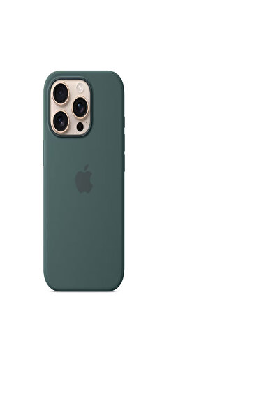 Apple Husa telefon iPhone 16 Pro Silicone Case cu MagSafe - Lake Green, MYYR3...