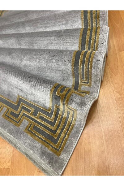 MEVLANA BAZAAR Geometrik Bordürlü 100 x 300 Modern Yolluk