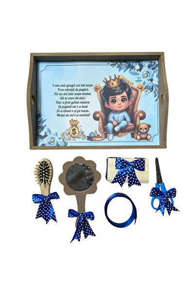 Your Baby Store Set tavita pentru taiere mot la baietei – albastru electric c...