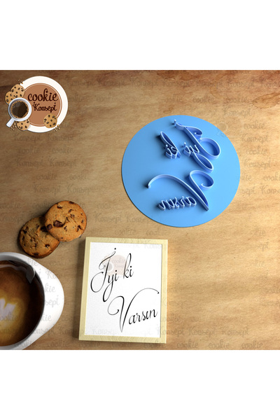 CookieKonsept İyi Ki Varsın #11 | Kurabiye, Hamur ve Kil uyumlu Stamp/Mühür