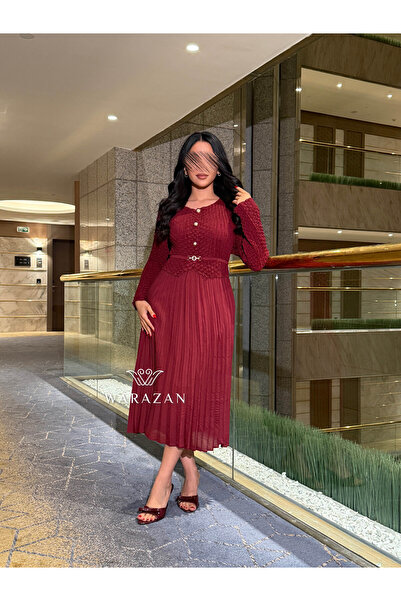 Warazan Stretch mask dress with unique details - Free size