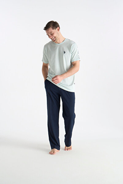 U.S. Polo Assn. 26Y Men's Mint Pajama Set