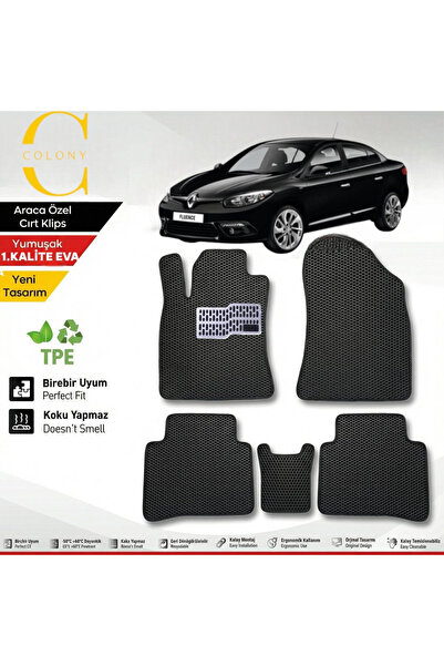 COLONY Renault Fluence Hücreli Premium 1.Kalite Eva Paspas Seti Paspas Takımı...