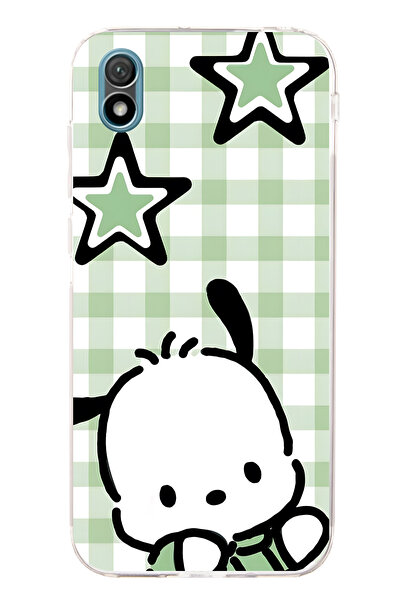 FLAMENKO حافظة هاتف شفافة متوافقة مع هاتف هواوي Y5 2019 بنمط كلب لطيف