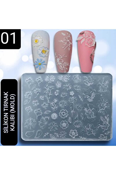 ECLAT NAIL ART/TIRNAK SİLİKON KALIBI MOLD NO:1