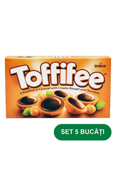 Toffifee SET 5 PIECES - Hazelnut Caramel Chocolates 125 g (Pack of 30)