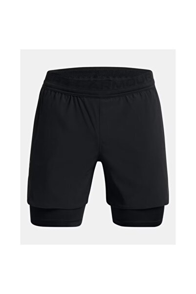 Under Armour Vanish Elite 2-in-1 Training Shorts, Polyester, Black (1378604-001)