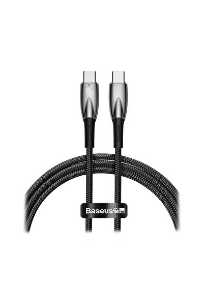 Baseus Glimmer 100W Type-C to Type-C Kablo 1m -Siyah