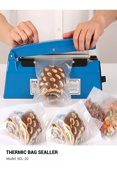 VIMIE Electric bag sealer (Impulse Sealer) – Secure sealing of polypropylene ...