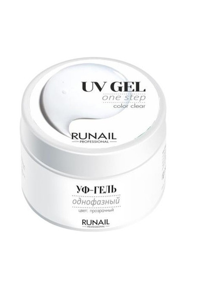 RUNAIL Uv Gel Protez Tırnak Jeli 30gr - Clear Şeffaf