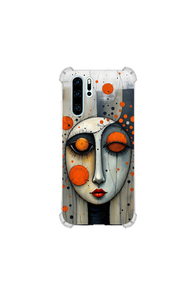 PrintiFy حافظة حماية للزوايا متوافقة مع هاتف هواوي P30 Pro بتصميم Metamorphos...