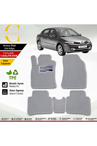 COLONY Renault Megane 2 Hücreli Premium 1.Kalite Eva Paspas Seti Paspas Takım...