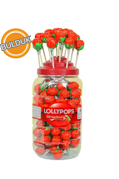 BULDUK 24 Adet Lolipop Şeker Bayram Şekeri Karne Hediyesi Parti Okul Etkinlik