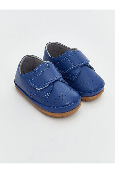 LC Waikiki Alita City Lcw Steps Blue Leather Look Baby Boy First Step Shoes w...