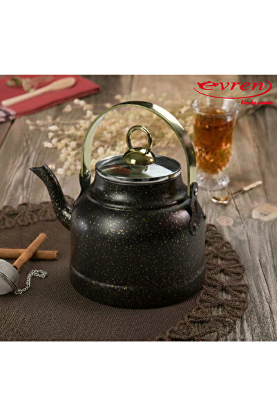 EVREN MUTFAK Gold Stone Klasik Bitki Çayı Demliği Çaydanlığı 2 lt