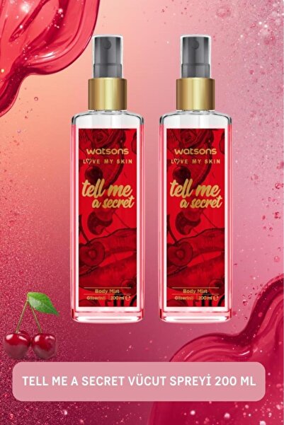 Watsons Tell Me A Secret Vücut Spreyi 200 ml x2 Adet