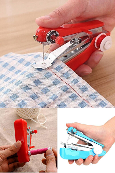 Privo Mini El Dikiş Makinesi Taşınabilir Pratik Ev Ve Seyahat Tipi El Dikiş D...