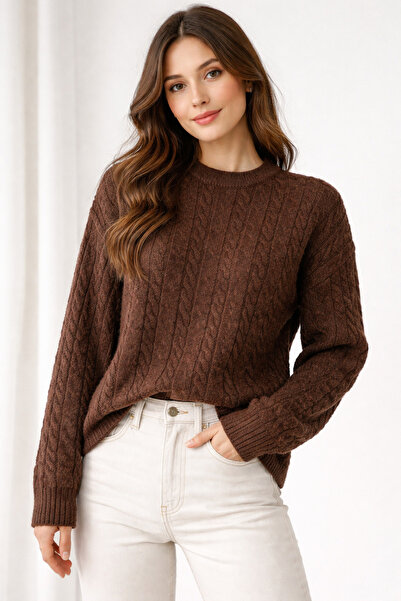 ModaPlaza Women's Knitted Sweater 7030