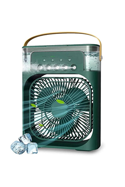 Vivendo 3-in-1 portable fan with spray: cooling, humidifying and lighting - G...