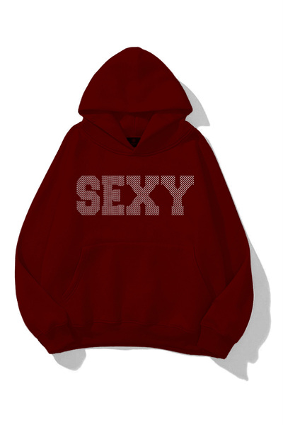 Flaubert -Unisex Lines and Stones Printed Sweatshirt 3 Thread Count Compact F...