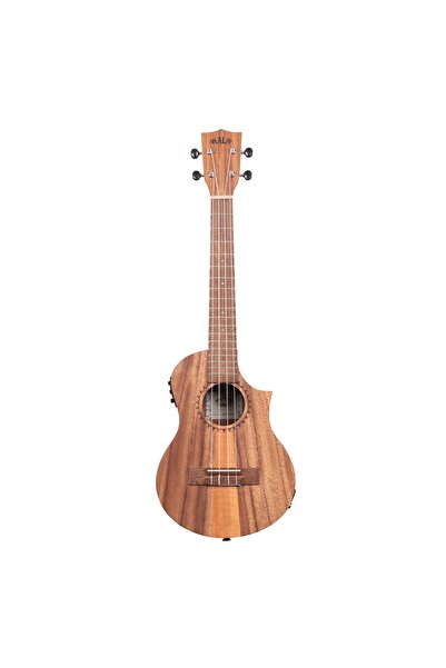 Kala Teak Tri-Top Cutaway Tenor Elektro Ukulele