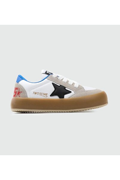 Dadak's Twt/Sstar Unisex Lace-Up Velcro Flexible Breathable Children's Shoes