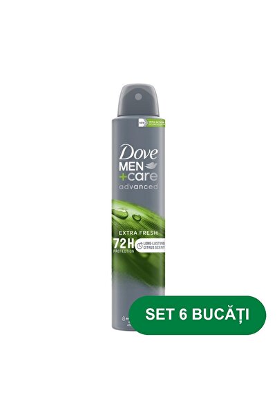 Dove SET 6 PIECES - ANTIPERSPIRANT DEO 200ML MEN EXTRA FRESH