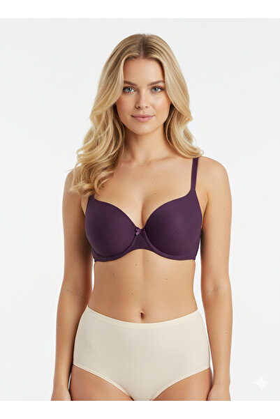 Lavint Homewear SUTEN PUSH-UP MOV CU fără sârmă GRADE DE SUSȚINERE, CU MICRO ...