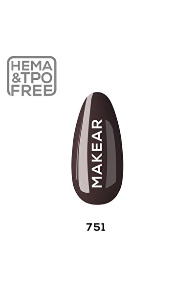 Makear 751 UV Gel Polish 8ml – Khaki Green / Earth Tone