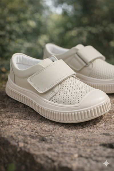 ORELİON Unisex Velcro Children's Sports Shoes Breathable Lightweight Orthoped...