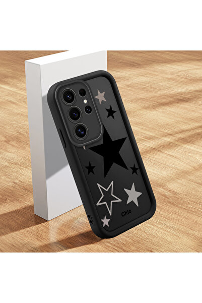 CHICASELUX غطاء هاتف سامسونج جالاكسي S25 ألترا متوافق، غطاء سيليكون ناعم ورفي...