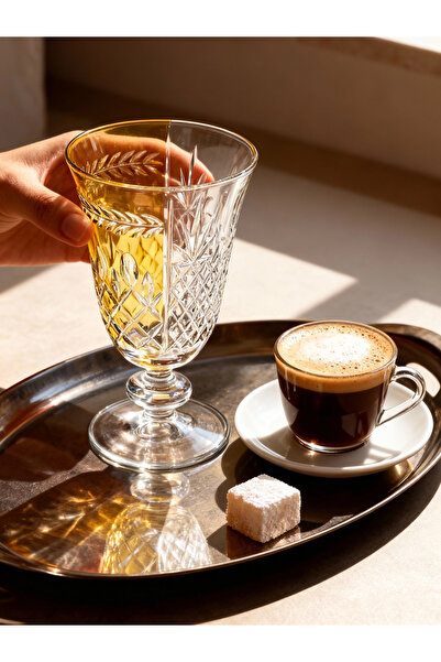 Margerie Crystal Goods Margerie Aurel Hybrid Hand-Cut Glass Goblet 200Cc |   ...