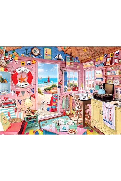 Eurographics Παζλ 1000 τεμαχίων - Παραθαλάσσια Κατοικία - Ray Powers (Eurogra...