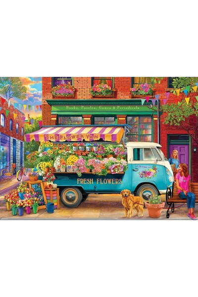 Eurographics Puzzle 1000 piese - VW Florist by Chris Bigelow (Eurographics-6000-5917)