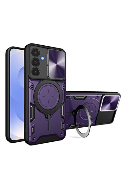 Techsuit Carcasă CamGuard Pro pentru Samsung Galaxy S25, violet