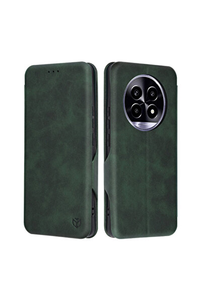 Techsuit 360° Case for Realme 13 Pro Safe Wallet Plus, green