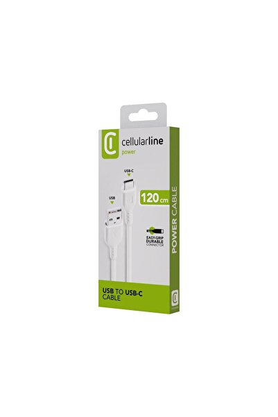 Cellular Line CELLULARLINE USB-C DATA KABLOSU 1,2 m - BEYAZ
