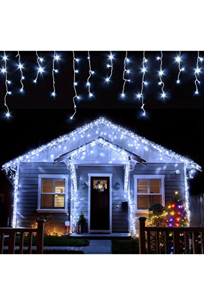 Vivendo Vivendo® Christmas Installation 13m, Torturi Type with Fringed , 300 ...