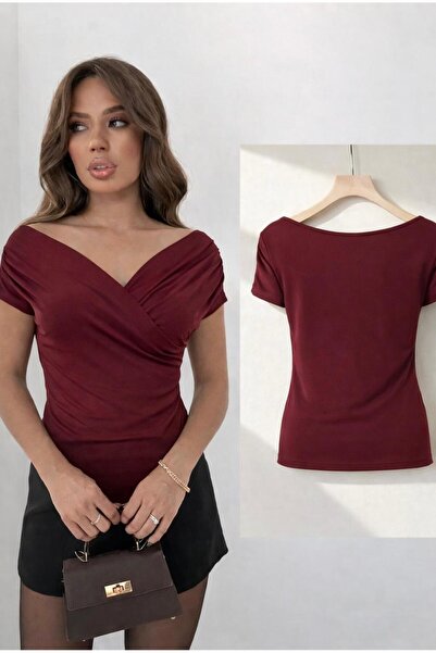 peri tower Women's Open Shoulder Double Breasted Collar Lycra Stylish Model 128