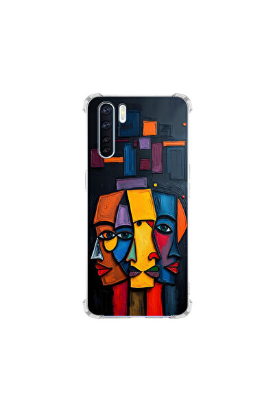 PrintiFy حافظة حماية للزوايا متوافقة مع هاتف Oppo A91 بتصميم Metamorphosis Tr...