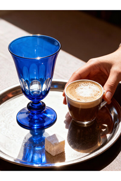 Margerie Crystal Goods كأس مارجير نورا المقطوع يدويًا 200 سي سي |   كوب القهو...