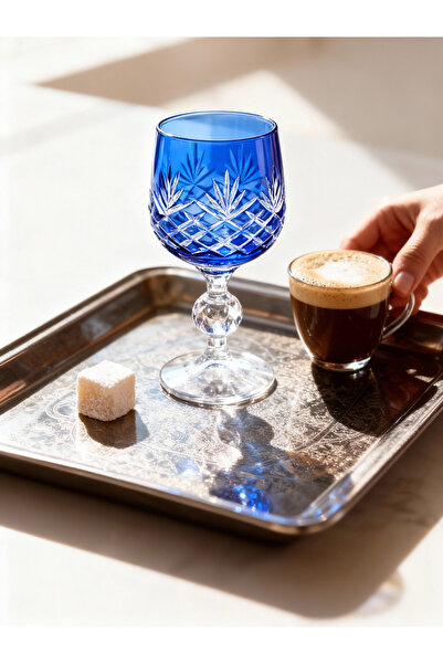 Margerie Crystal Goods كوب مارجيري أرا بوهيميا كريستال للقهوة والماء بسعة 150 مل