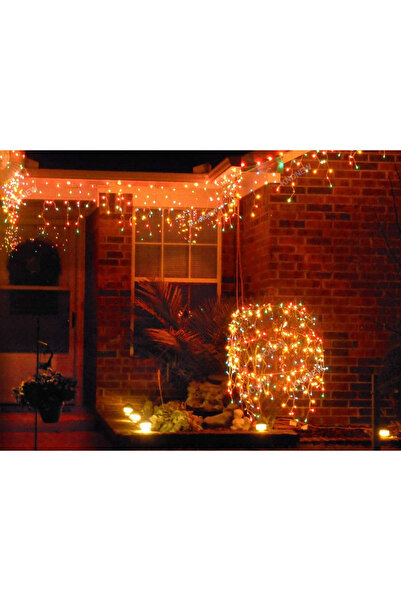 Vivendo Instalatie Craciun Vivendo®, 4m, 100 LED-uri, Tip Turturi Franjuri, I...